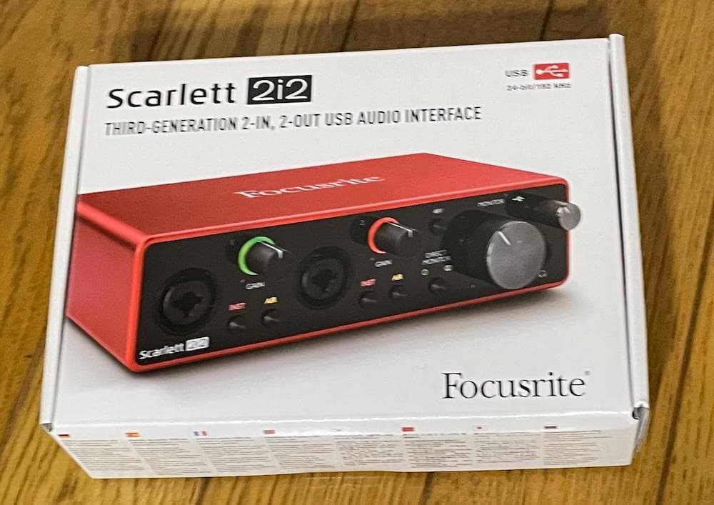 Focusrite Scarlett 2i2 未開封品