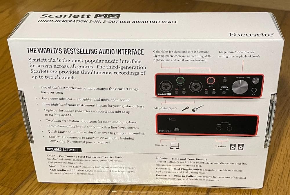 Focusrite Scarlett 2i2 未開封品