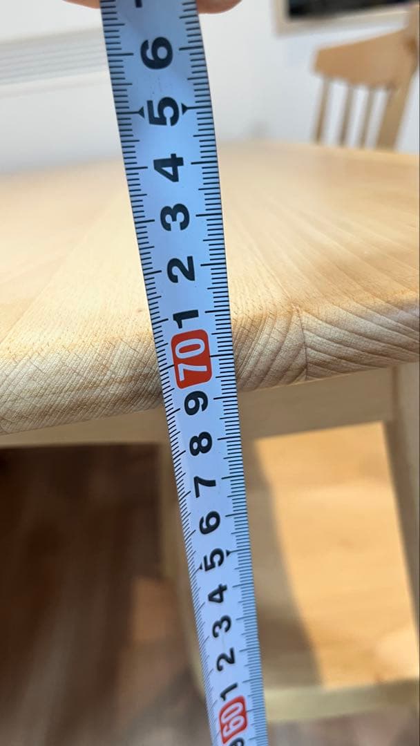 引取限定　木製ダイニングテーブルと椅子2脚ベンチセット　大塚家具