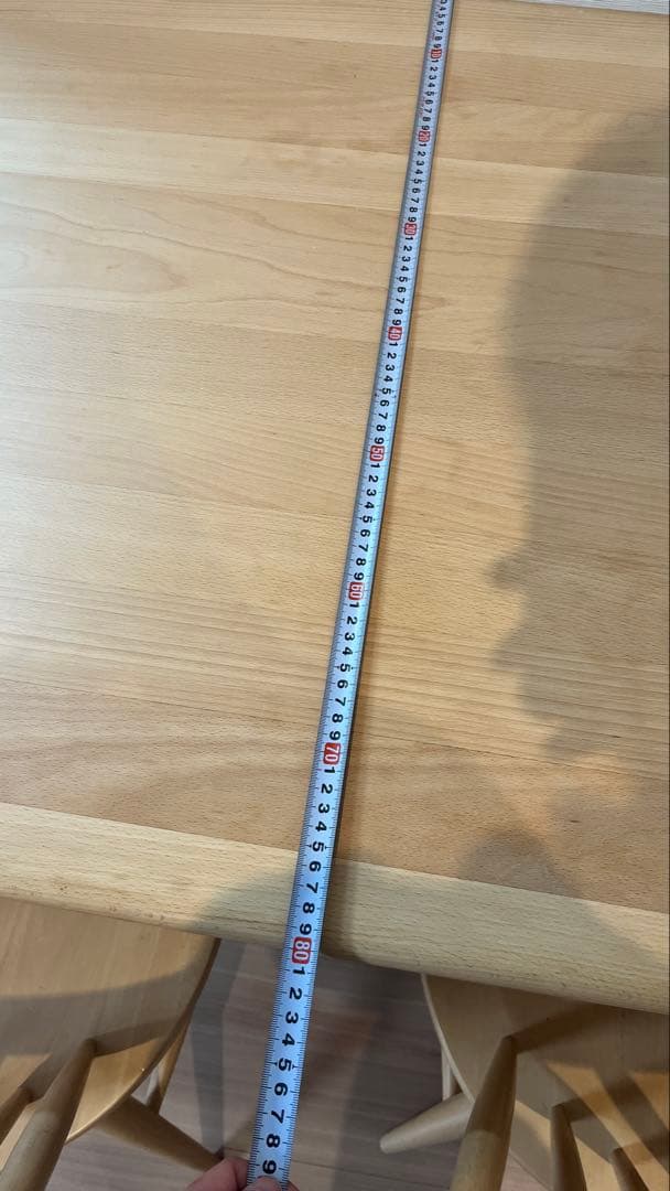 引取限定　木製ダイニングテーブルと椅子2脚ベンチセット　大塚家具