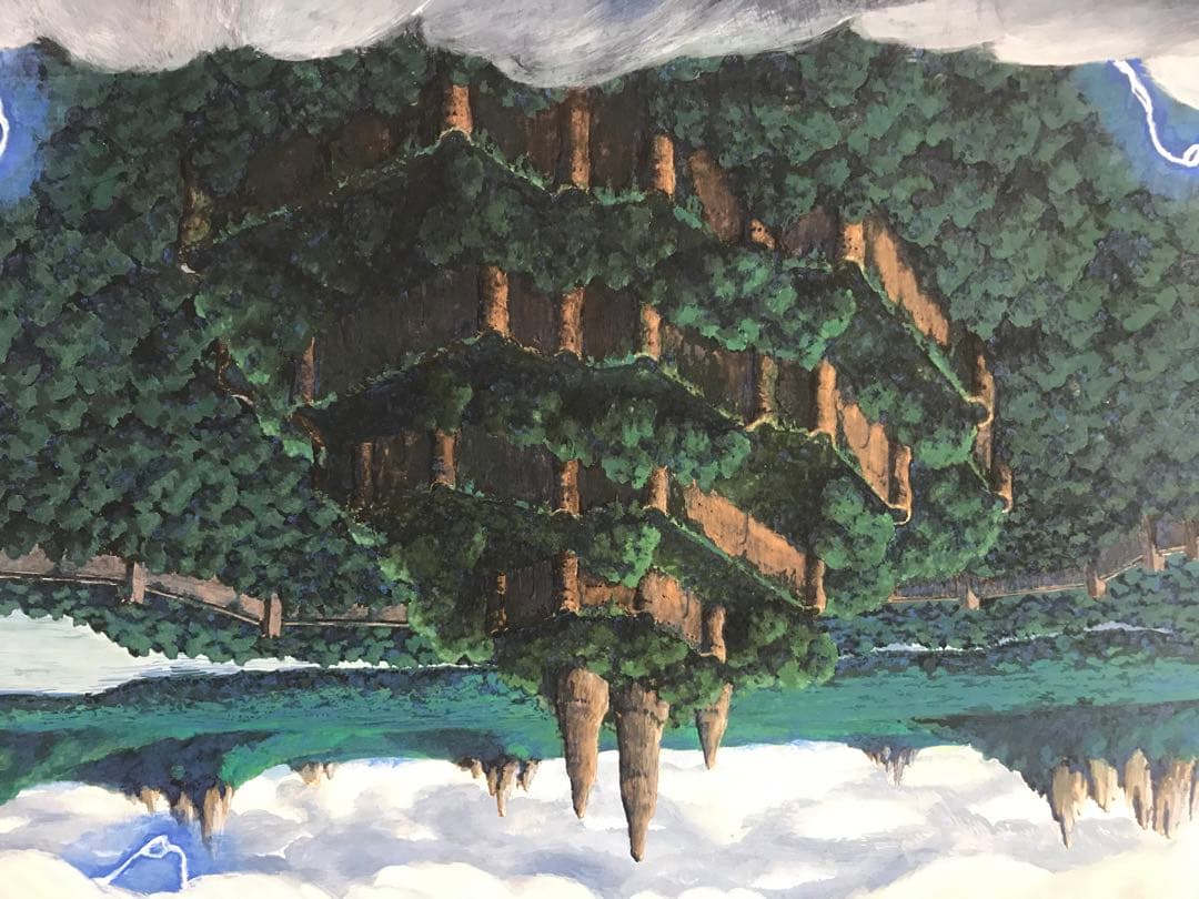 ◆橋谷和樹◆『dimension 次元』、肉筆、額付き