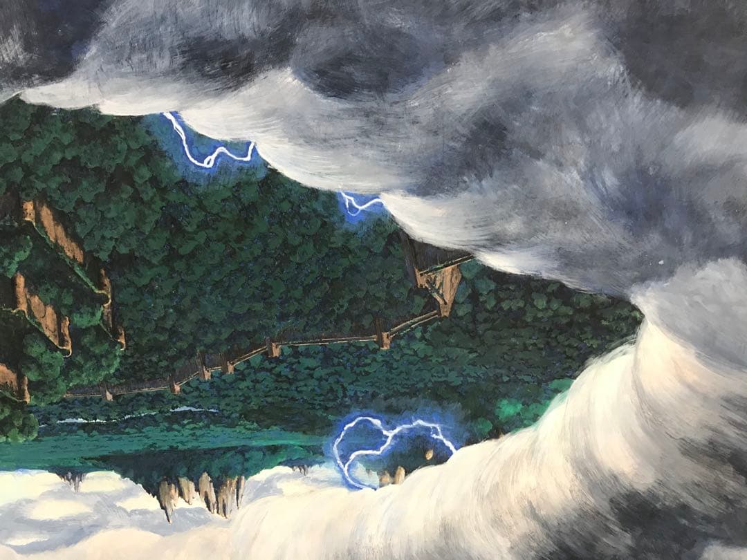 ◆橋谷和樹◆『dimension 次元』、肉筆、額付き