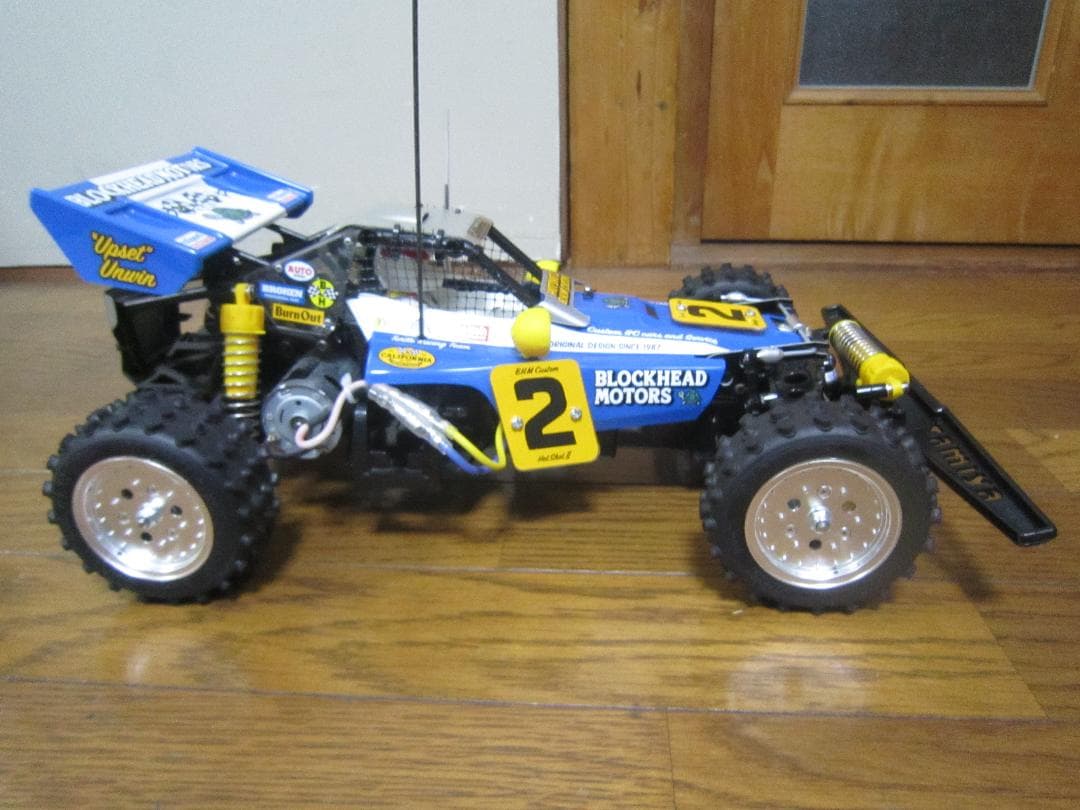そうけんパパ 新品1/10タミヤホットショットⅡブロックヘッドモータース