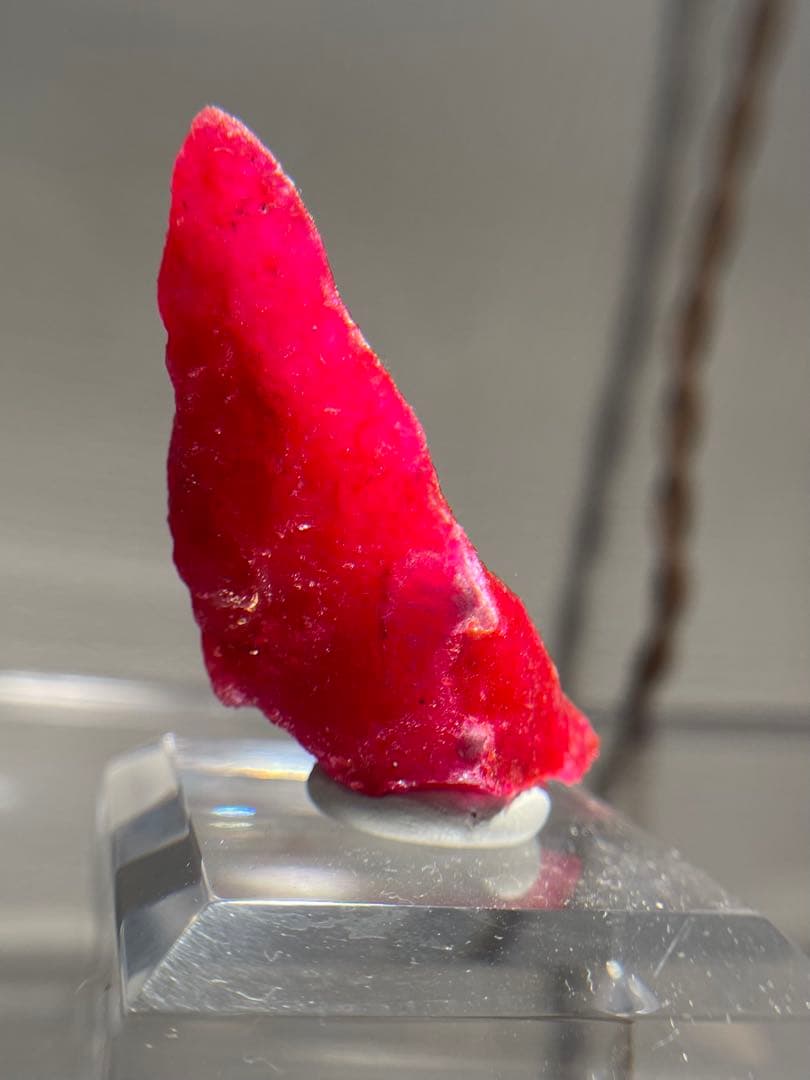 【巨大】ルビー コランダム 原石 結晶 172Ct ソーティング付き 鉱物標本