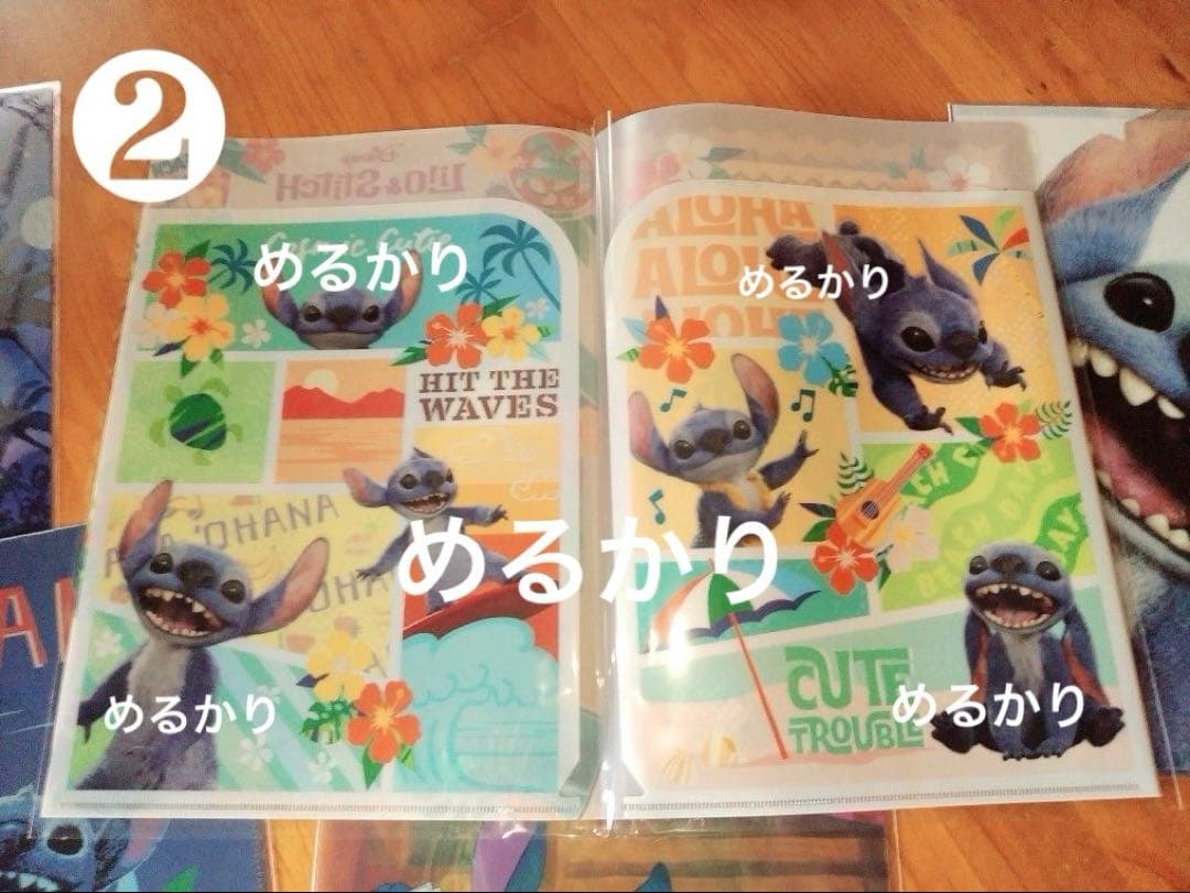 映画　リロ&スティッチ　クリアファイル　セット　スティッチ　劇場版　グッズ