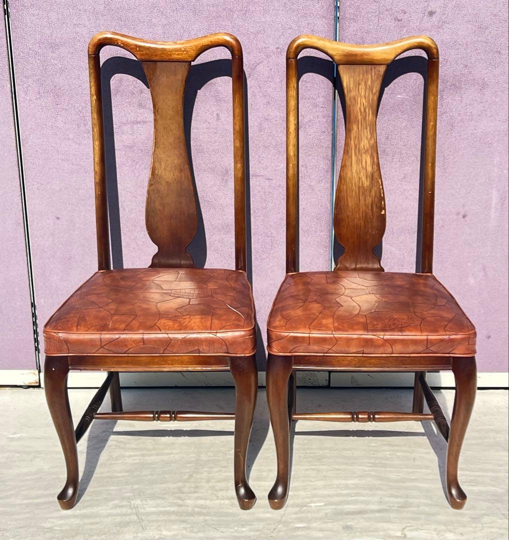 クラシックダイニングチェア 2脚セット1980年代 マルニ 地中海シリーズ