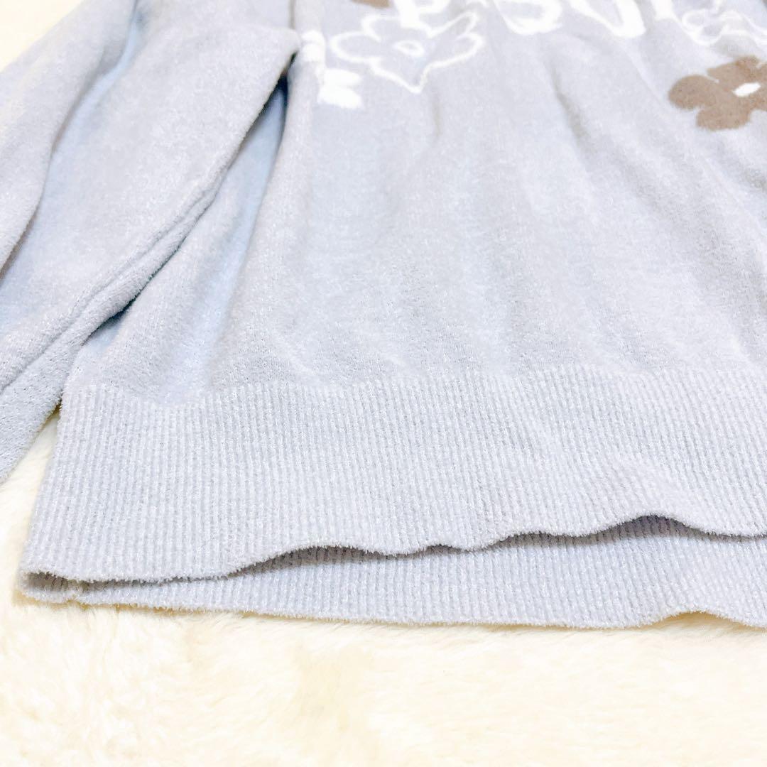 新品タグ付きgelato pique エアモコフラワーロゴジャガード 上下セット