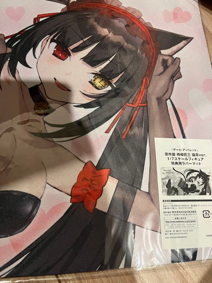 デート・ア・バレット 原作版 時崎狂三 猫耳ver. ラバーマット