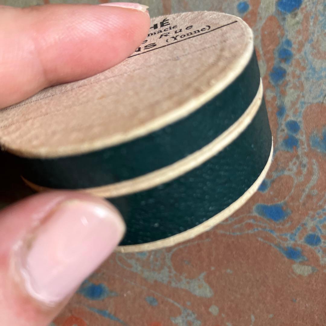 フランスアンティークファーマシーボックス　薬箱　紙箱　蚤の市　紙モノ