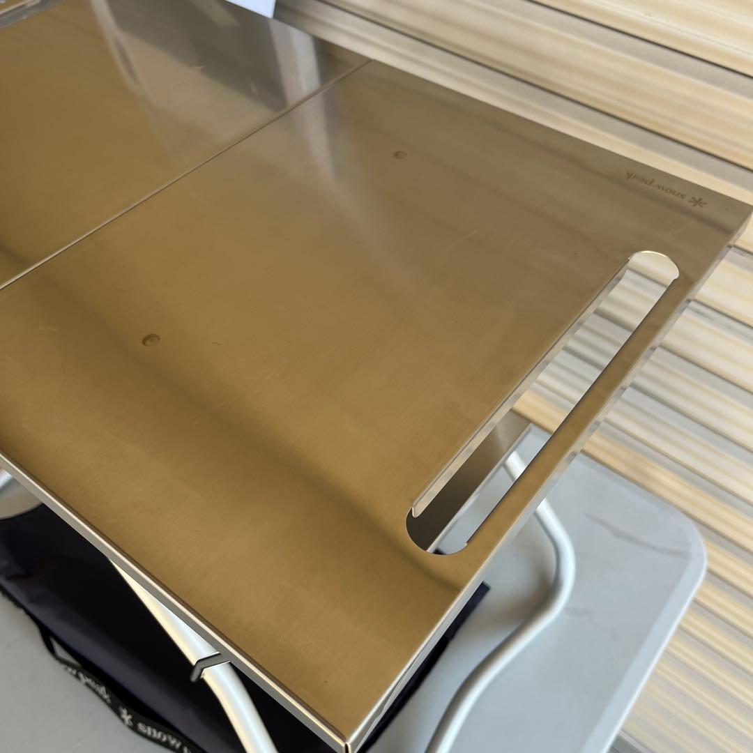 【美品】 peak TAKIBI Myテーブル ステンレストレイ付