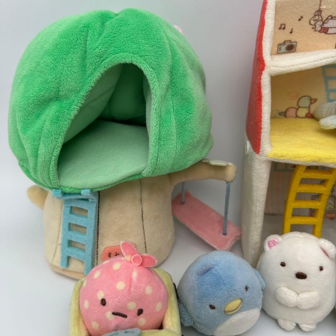 すみっコぐらし ぬいぐるみ＆おうち まとめ売り 大量セット ハウス 着せ替え