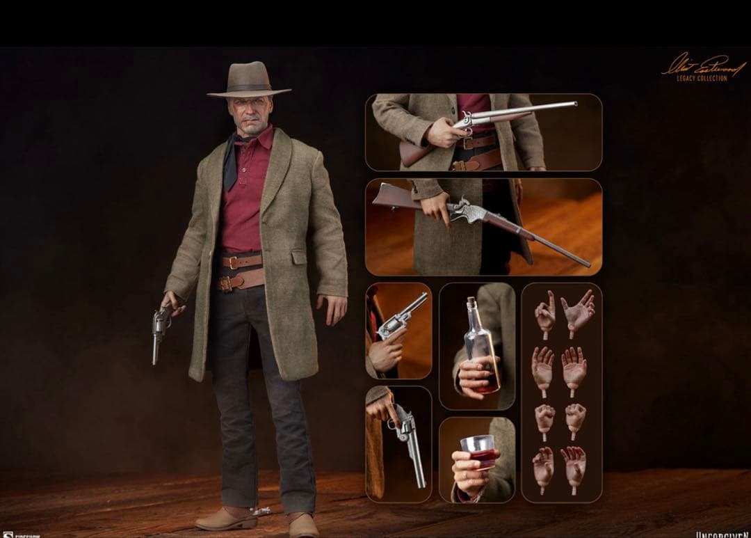 ウィリアム・マニー 「許されざる者」 1/6 サイドショウ・シックス・スケール