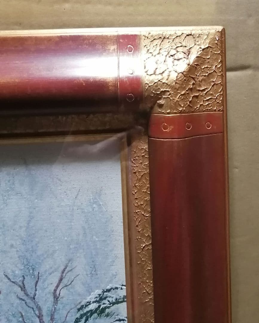 絵画　アクリル絵　アクリル絵の具　神話 キャンバス　額縁　馬