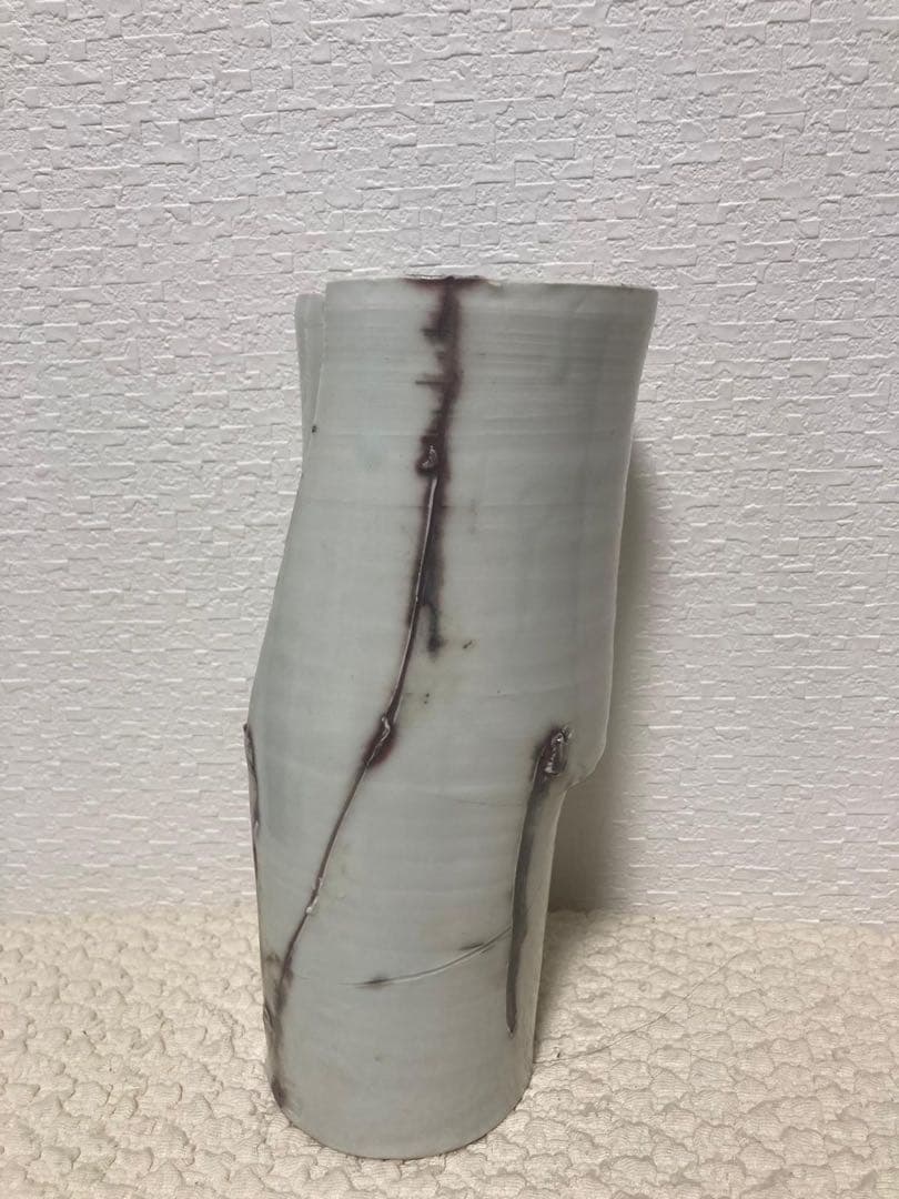 マルタ　作　清水焼　花瓶　うつわやあか音