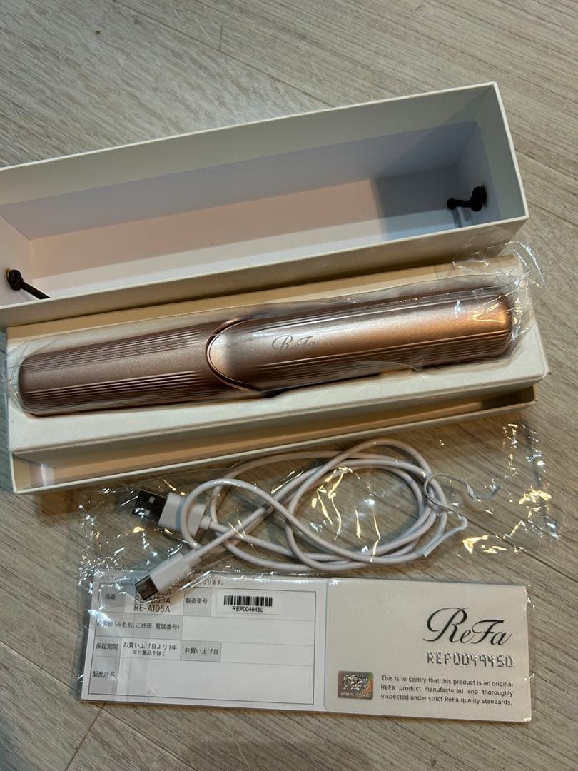 リファ　アイロン　ミニ　ピンク　ヘアアイロン