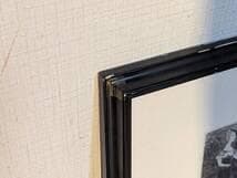 【真作】版画　藤田嗣治　木版画　蜂腰の女　モノクロ版画　抽象女性像　X36