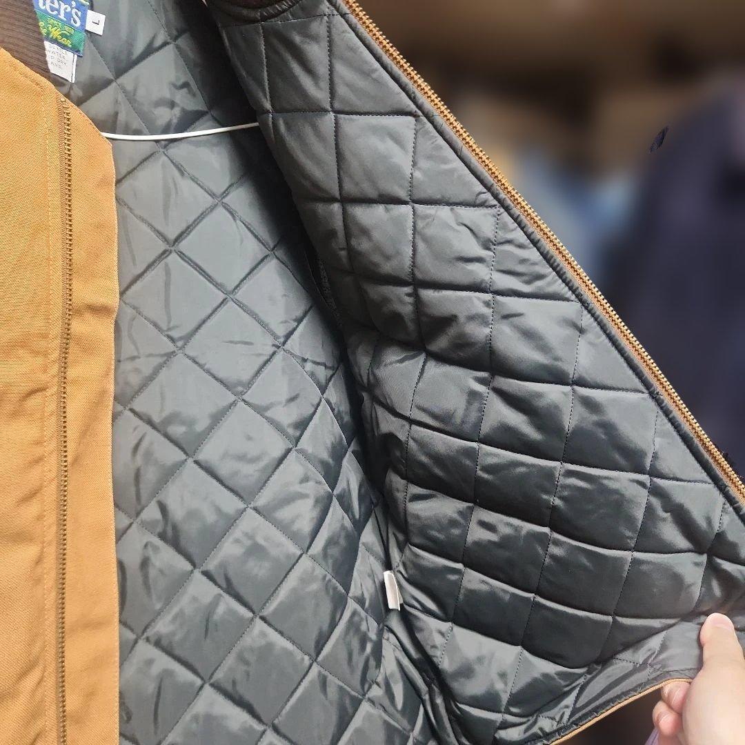 デッドストック　70s カーターズ ダック ワーク　ベスト　キルティング 綿 ジ