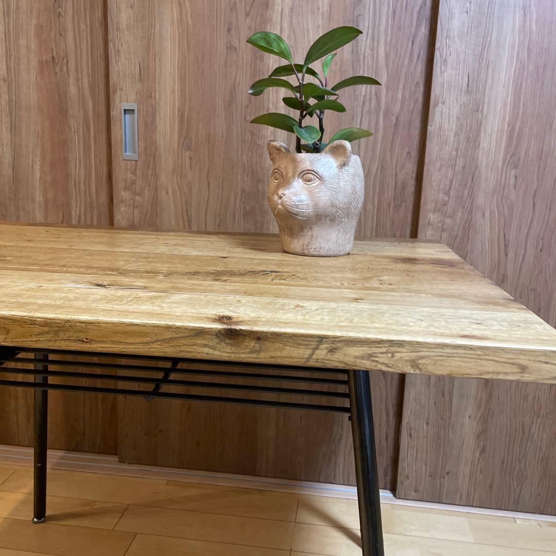 木製　カフェテーブル MIYAKE ジュビリーマーケット アンティーク　アイアン