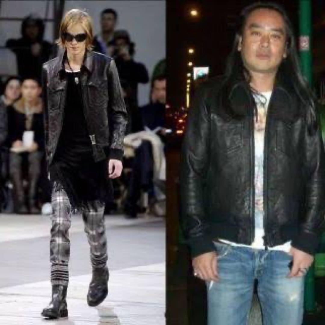 r*u様 ナンバーナイン　リブレザー07aw 傷あり