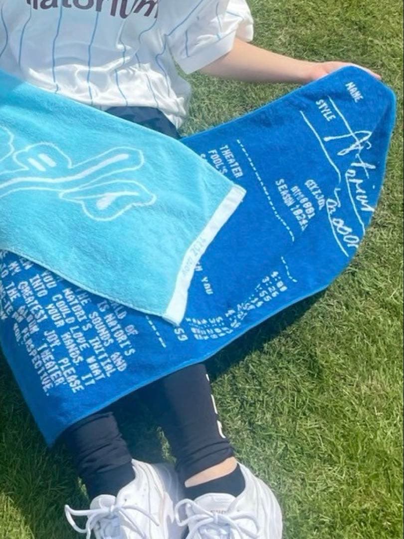 なとり 劇場 フェイスタオル 青 ライブ 001