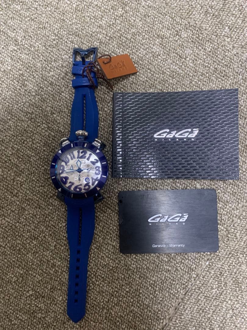 GaGa MILANO ガガミラノ 6053.1-BLURUBBER