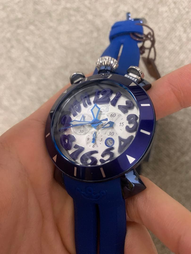 GaGa MILANO ガガミラノ 6053.1-BLURUBBER