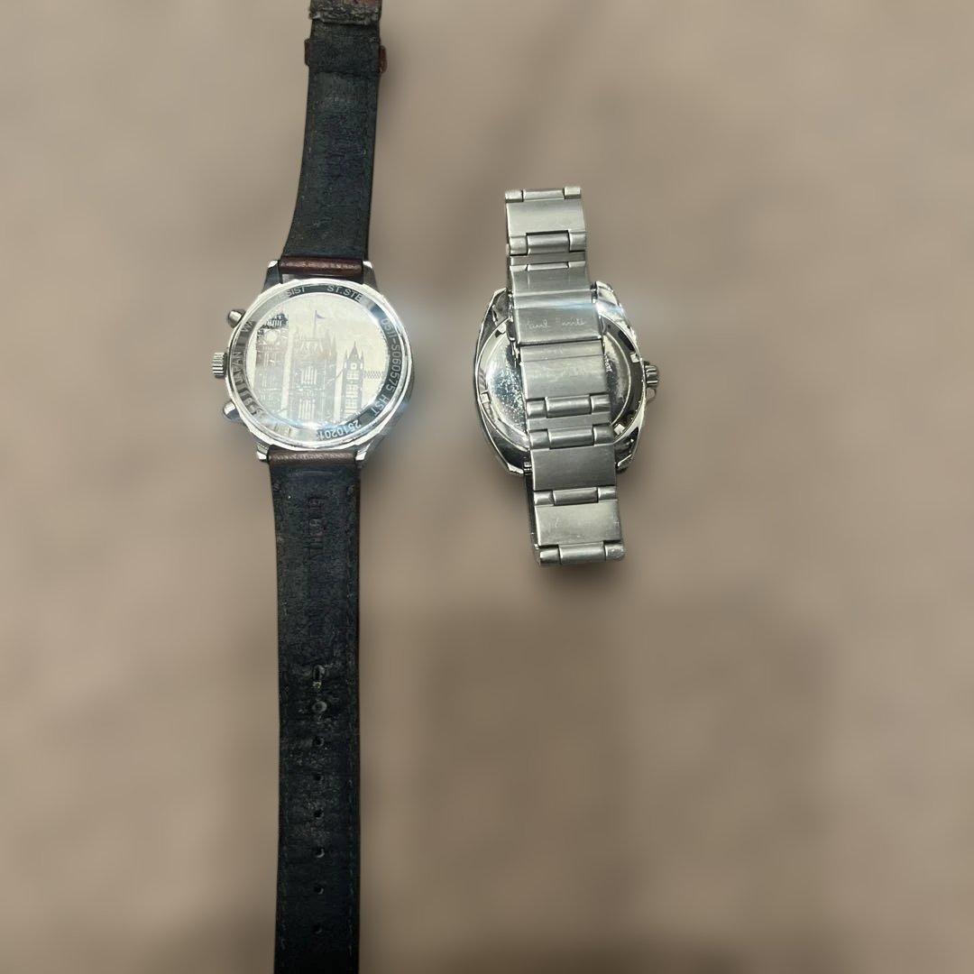 べ*ん様 腕時計2点セット　電池切れ　ポールSmith