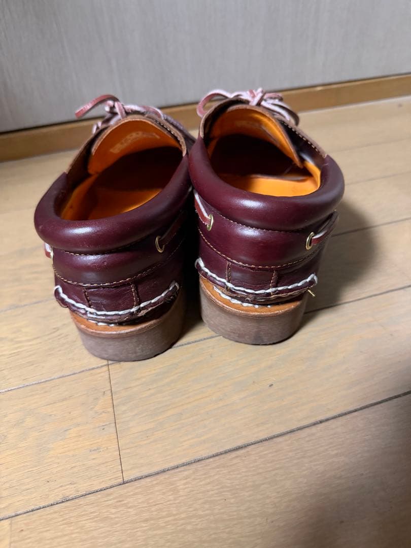 【定番】ティンバーランド デッキシューズ 3eye クラシック バーガンディ