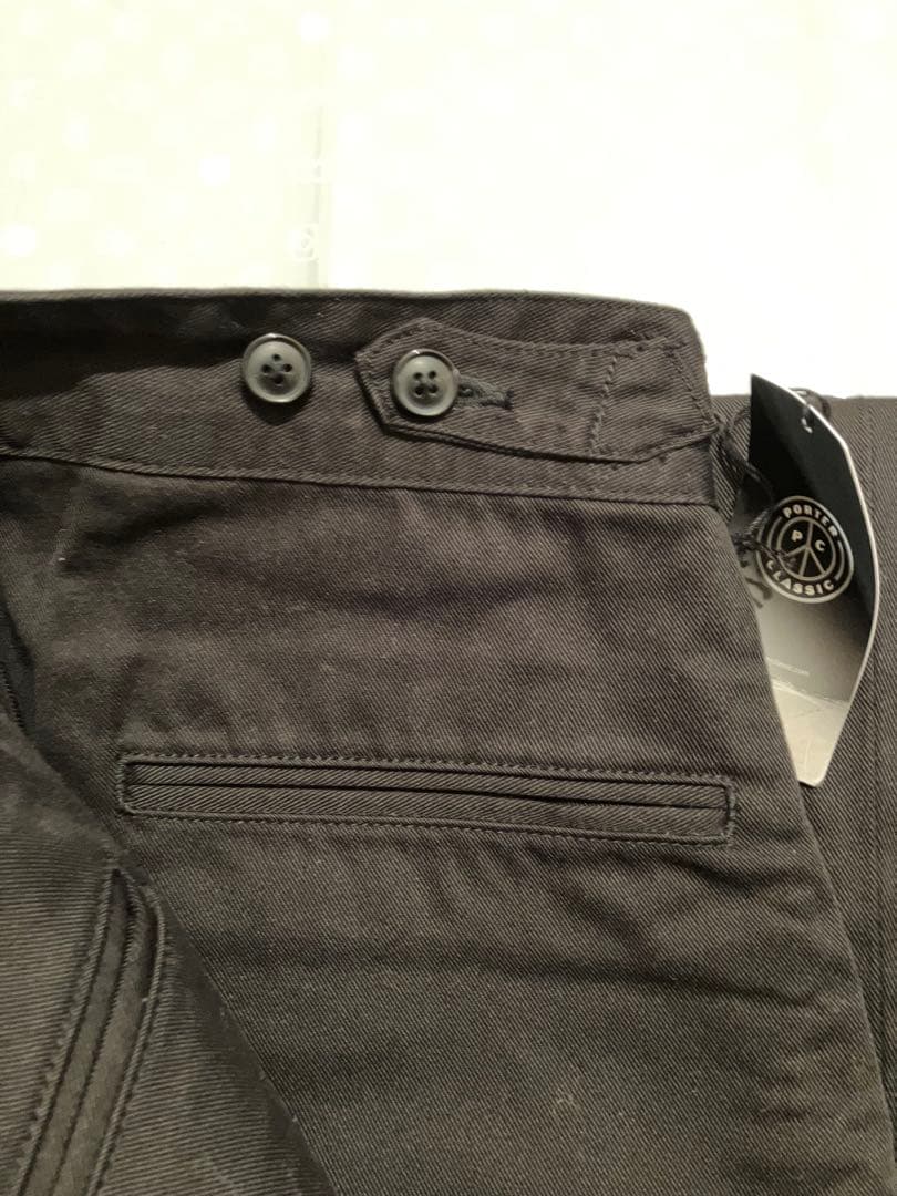 新品 ポータークラシック GENE KELLY CHINOS チノパン ブラック