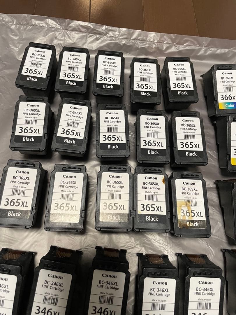 使用済み Canonインクカートリッジ 70個まとめ売り (純正品 )
