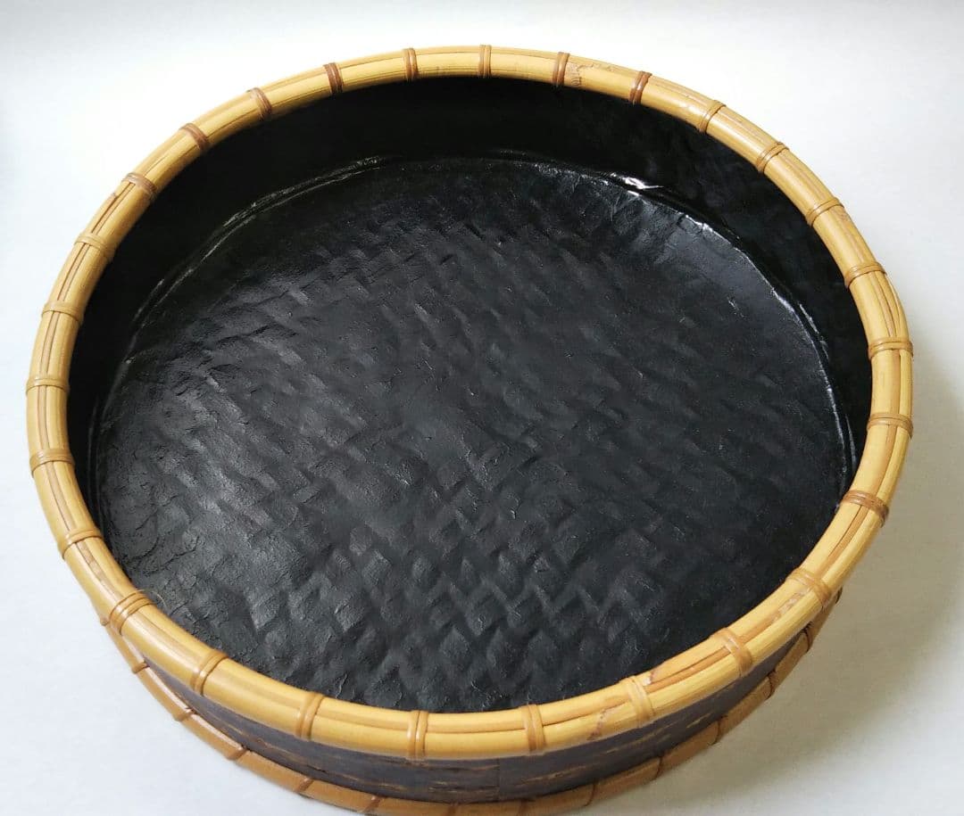 茶道具 炭斗 裏千家 玄々斎好 桜川 竹裕斎 石田竹美斎 師事 新品