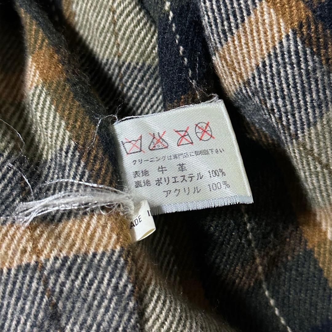 ART GLENHIL シングル ライダース 肉厚 牛革 黒 L 襟付き 裏地