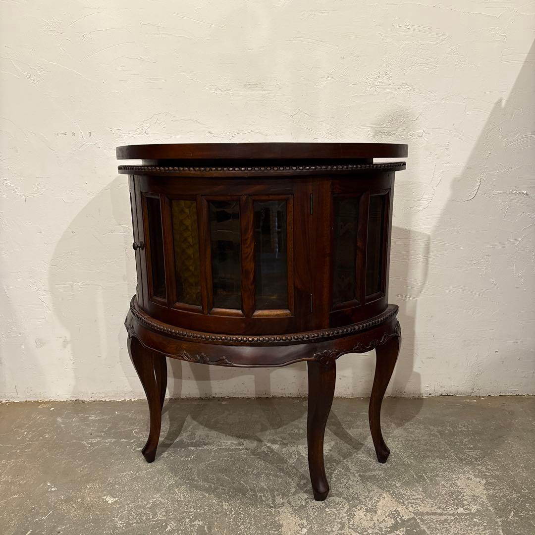 年末年始saleヴィンテージ　ガラス　キャビネット