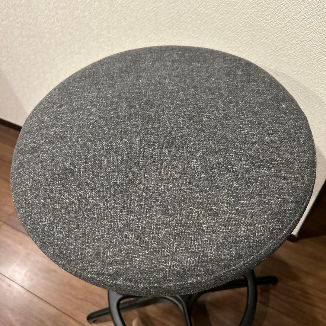 美品　IKEA LIDKULLENリドクレン昇降式椅子スツール