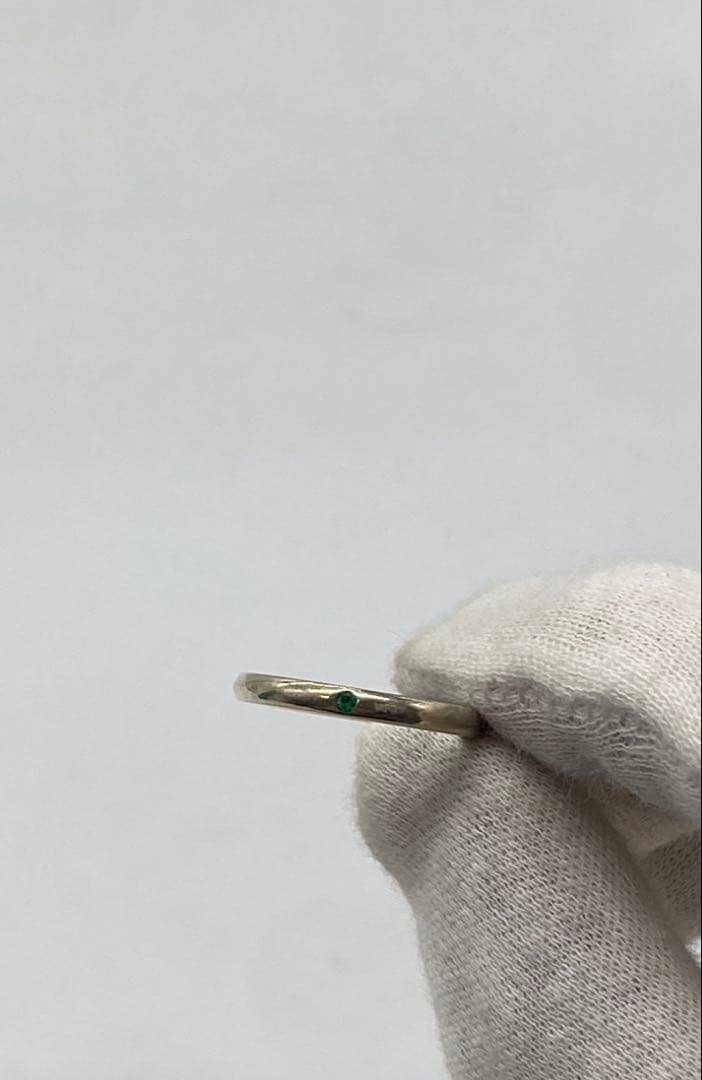 ティファニー エルサペレッティ エメラルド スタッキング バンドリング 925