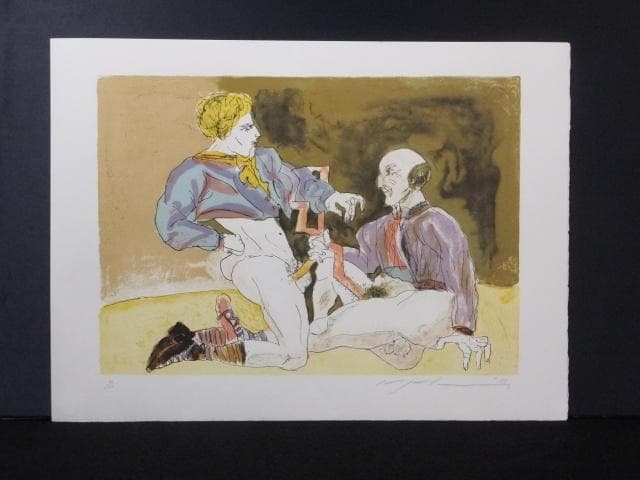 池田満寿夫　直筆サイン『おんな・おとこヨリ　亀頭の唄 その１』1010Q