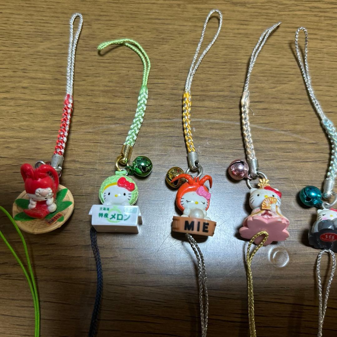 キティちゃん♡ご当地キーホルダー♡ご当地ストラップ♡根付け♡難あり16点セット