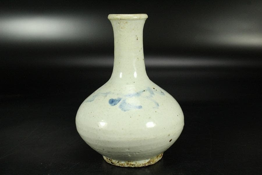 古美術 李朝 染付 徳利(K-A635)