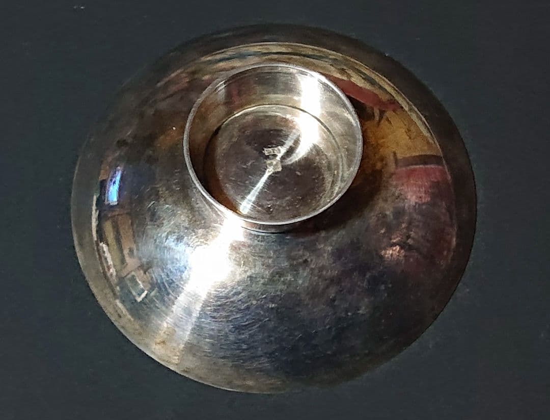 ヴィンテージ　銀盃　五三桐紋　(匿名配送)