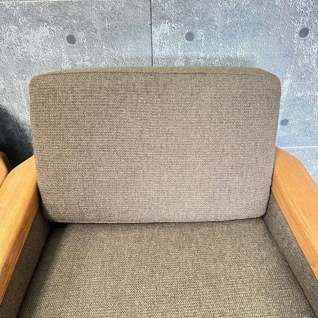 ꧁dyrlund デューロン꧂1人掛けアームソファ2脚セット デンマーク製 北欧