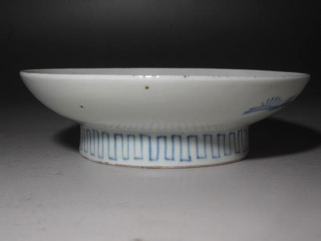 ★　六代　今右衛門　菖蒲絵皿　十三代今右衛門極めがございます★x437