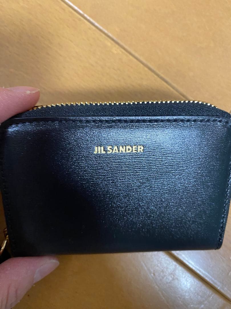 JIL SANDER ブラック レザー ケース