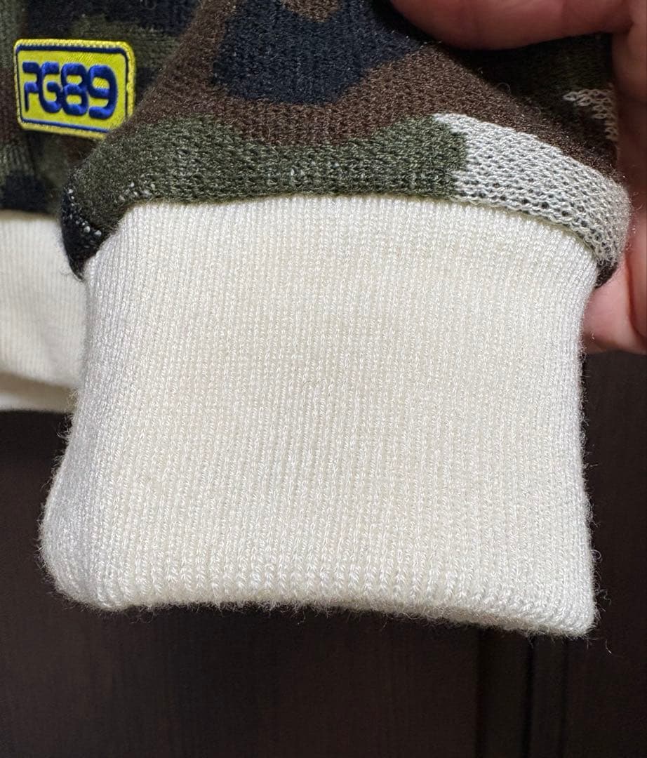 パーリーゲイツ迷彩柄蓄熱ジップアウター美品