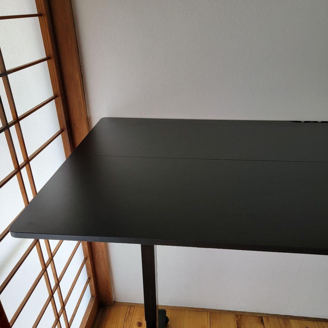 電動テーブル 昇降デスク 幅160cm 高さ76.5cm～122cmワークデスク