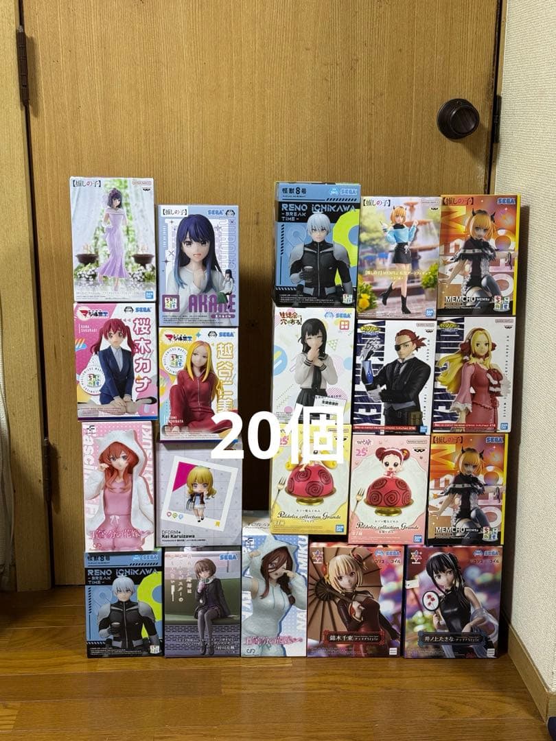 推しの子など美少女系　プライズフィギュア　20個まとめ売り