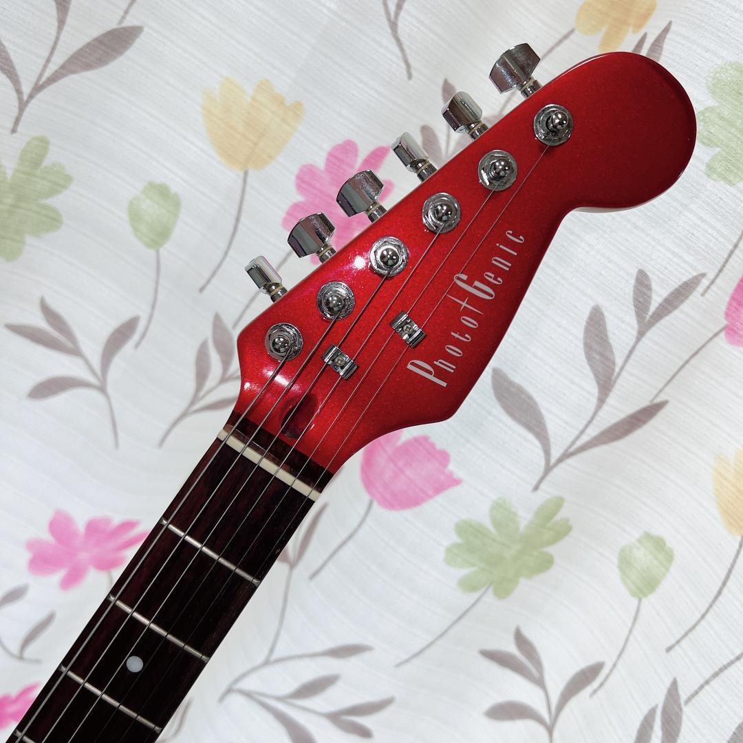 Photogenic ギター 赤 　フォトジェニック　レッド　マッチングヘッド
