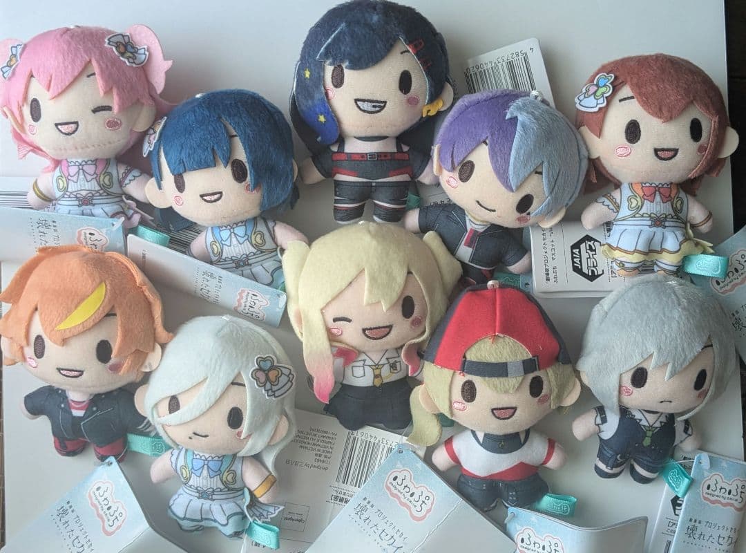 プロジェクトセカイ　壊れたセカイと歌えないミク ふわぷちマスコット