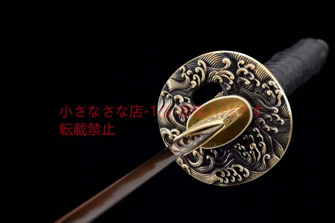 高性能銅装侍刀【浪里紅龍】  古兵器 武具 刀装具 日本刀 模造刀 居合刀