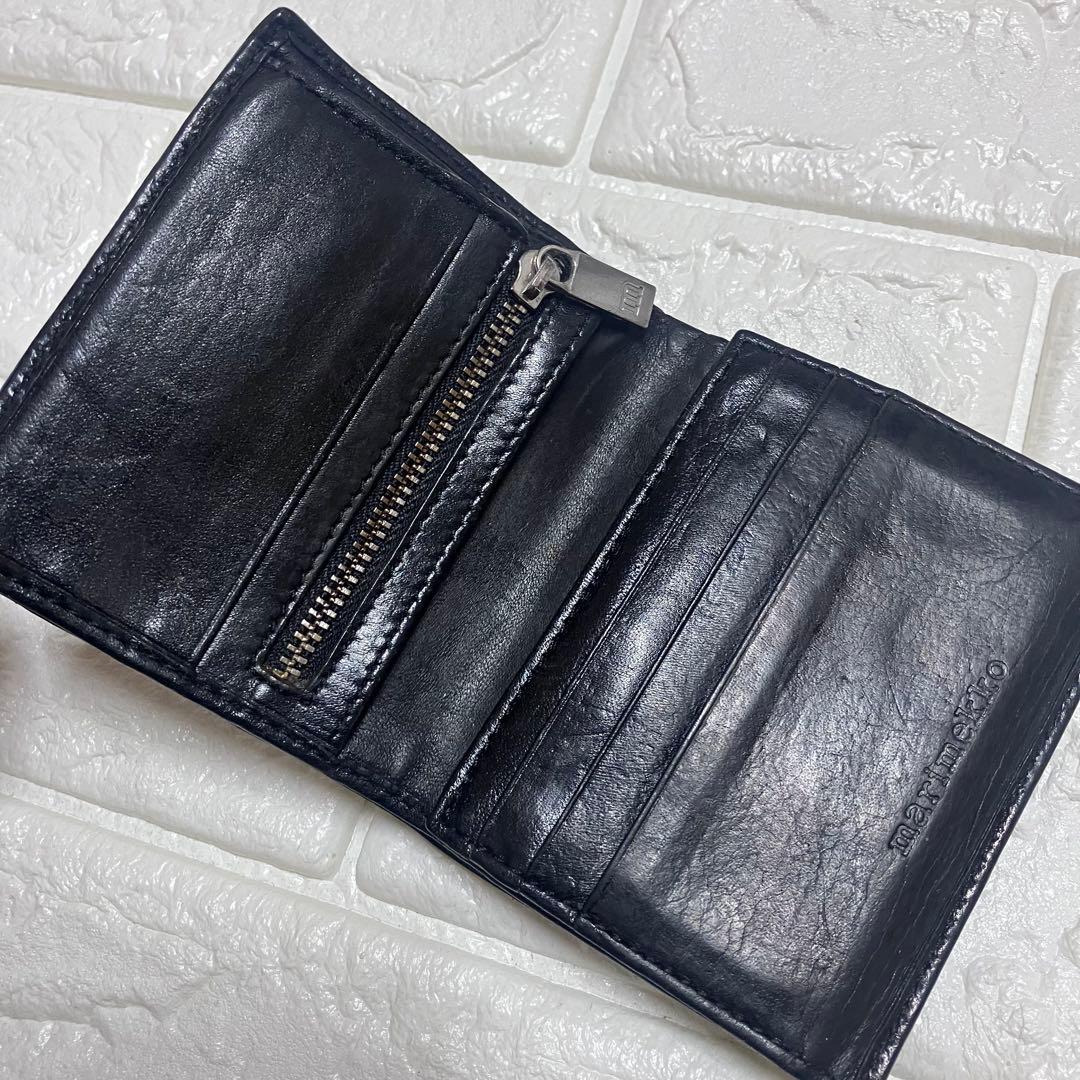 marimekko マリメッコ　二つ折り　ブラック　財布