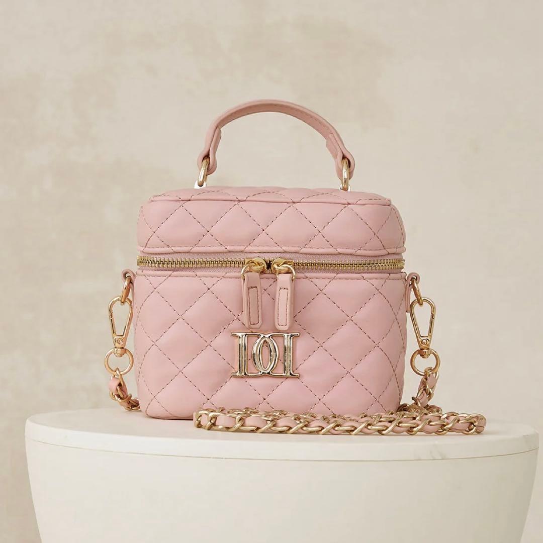 Darich キルティングスクエアミニバッグ バニティ